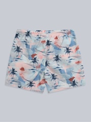 Animal Pale Blue Reeva Printed Board Swim Shorts - Image 6 of 8