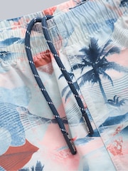 Animal Pale Blue Reeva Printed Board Swim Shorts - Image 8 of 8