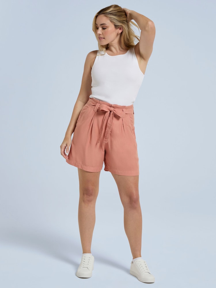 Animal Pink Loren Paper Bag Shorts - Image 2 of 4