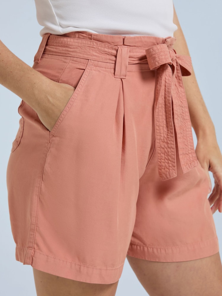 Animal Pink Loren Paper Bag Shorts - Image 4 of 4