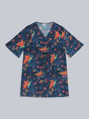 Animal Orange Womens Jasmine Print Kaftan Dress - Image 5 of 8