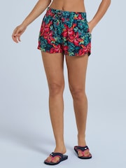 Animal Red Sand-Dune Printed Shorts - Image 4 of 4