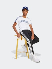 Blanco - Camiseta 100% algodón universitaria de adidas - Imagen 3 de 6