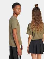 أخضر - تيشرت مزيَّن برسمة جرافيك قطن 100% من adidas - صورة 6 من 8