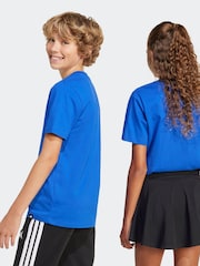 أزرق - تيشرت مزيَّن برسمة جرافيك قطن 100% من adidas - صورة 5 من 8