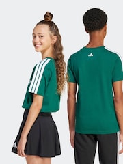 Verde - Camiseta 100% algodón universitaria de adidas - Imagen 7 de 8