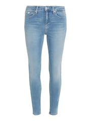 Calvin Klein Blue Mid Rise Skinny Jeans - Image 4 of 6
