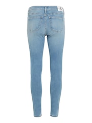 Calvin Klein Blue Mid Rise Skinny Jeans - Image 5 of 6