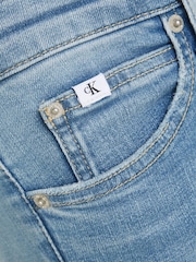 Calvin Klein Blue Mid Rise Skinny Jeans - Image 6 of 6