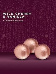 Baylis & Harding Wild Cherry & Vanilla Luxury Bath Bomb Trio Gift Set - Image 2 of 5
