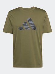 Grün - adidas Codes Camo 100% Cotton Graphic T-Shirt - Bild 6 von 6