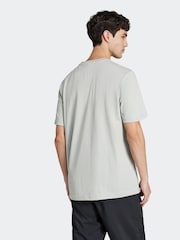 Серый - adidas Camo Shape 100% Cotton Graphic T-Shirt - Image 6 of 10