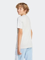 adidas Grey 100% Cotton Graphic T-Shirt - Image 2 of 5