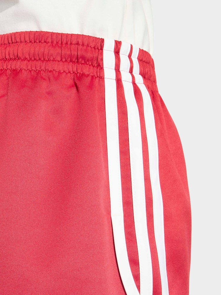 adidas Originals Red 3-Stripes Sprinter Shorts - Image 5 of 5 adidas Originals Red 3-Stripes Sprinter Shorts - Image 5 of 5