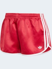 adidas Originals Red 3-Stripes Sprinter Shorts - Image 6 of 6