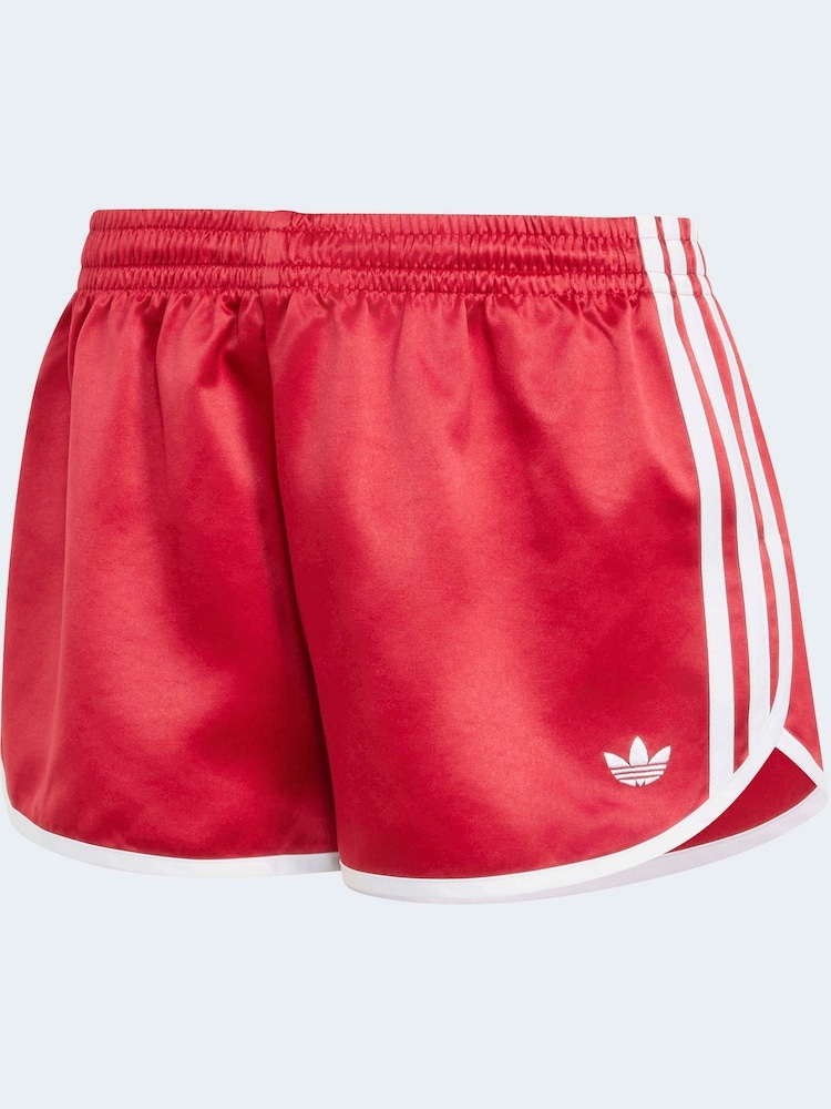 adidas Originals Red 3-Stripes Sprinter Shorts - Image 6 of 6 adidas Originals Red 3-Stripes Sprinter Shorts - Image 6 of 6