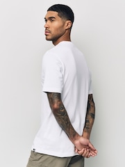 Branco - Camiseta estampada adidas Codes Camo 100% algodão - Imagem 2 de 4