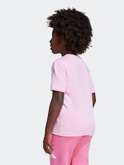 adidas Pink Lounge Ice Graphic 100% Cotton T-Shirt - Image 2 of 6