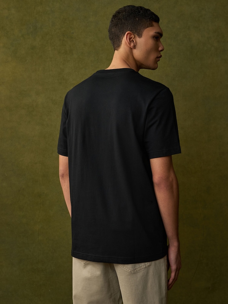 adidas Black Camo Shape 100% Cotton Graphic T-Shirt - Image 2 of 10