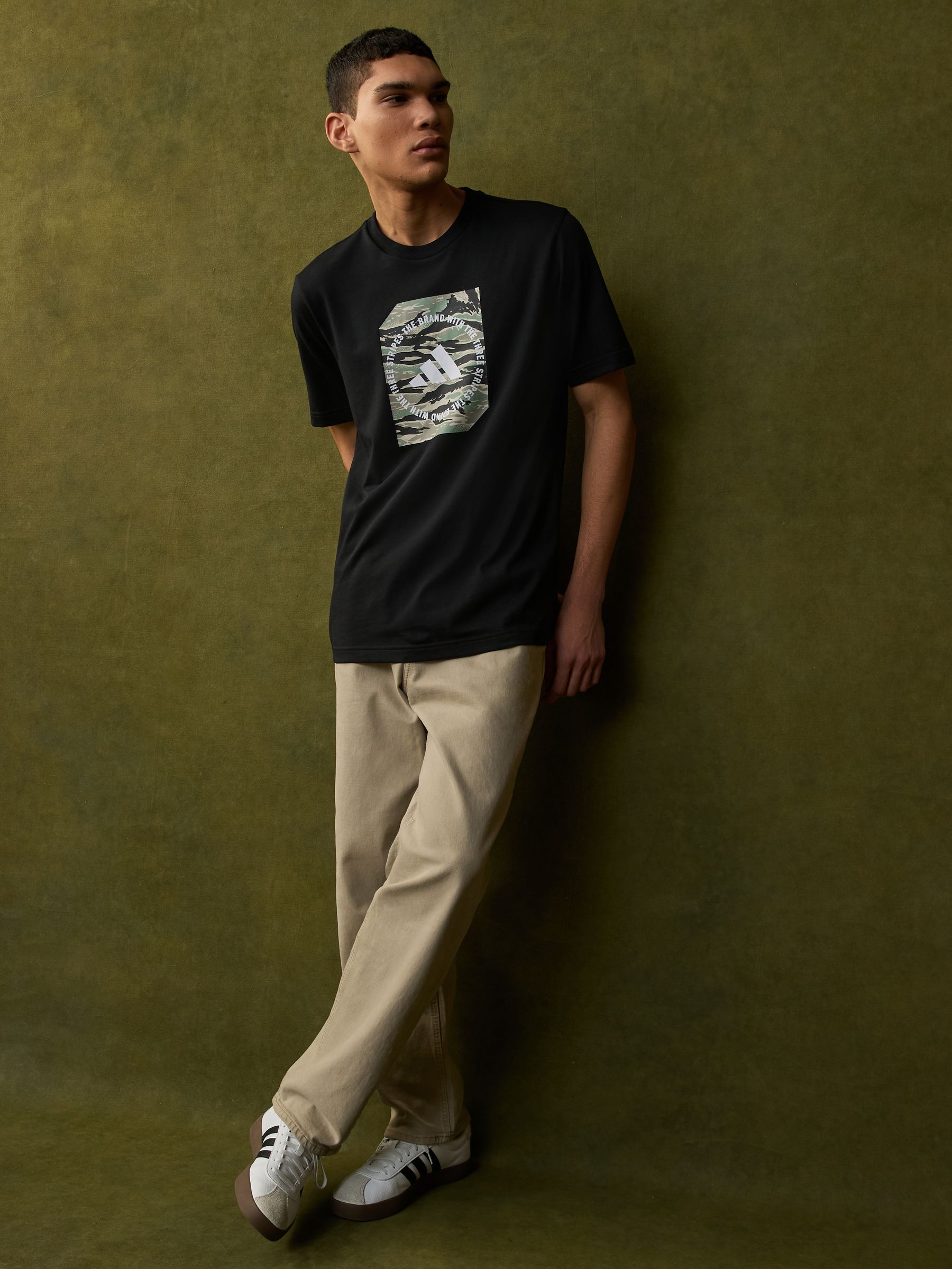 Buy adidas Black Camo Shape 100% Cotton Graphic T-Shirt from Buy adidas Black Camo Shape 100% Cotton Graphic T-Shirt from