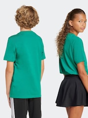 أخضر - تيشِرت مزيَّن برسمة جرافيك من القطن 100% من adidas - صورة 3 من 6
