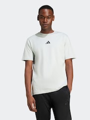 Grau - adidas City Escape Space Graphic 100% Cotton T-Shirt - Bild 5 von 10
