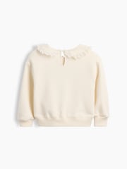 Gap Cream Vintage Soft Collared Logo Sweatshirt (6mths-5yrs) - Image 2 of 2