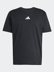 Schwarz - adidas City Escape Space Graphic 100% Cotton T-Shirt - Bild 7 von 7