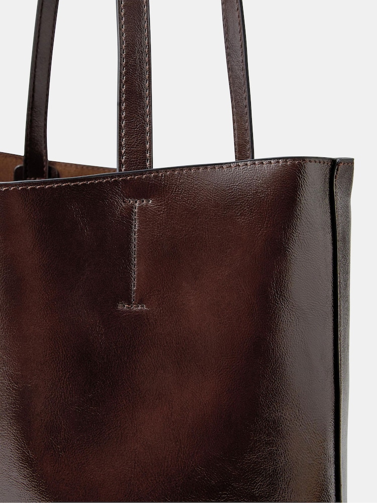 Accessorize Faux Leather velika/vrečasta torba Torba - Slika 3 iz 3