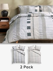Juego de 2 fundas de almohada y funda de edredón reversibles - Imagen 1 de 9