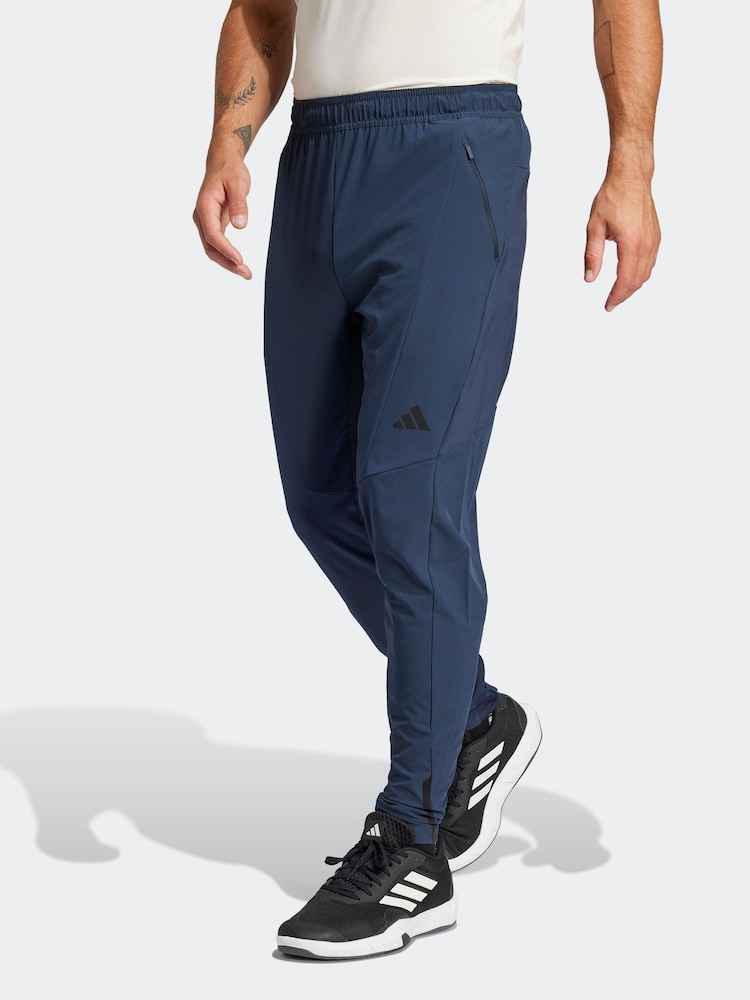 adidas Blue D4t Hybrid Joggers - Image 1 of 6