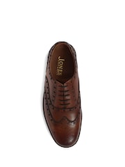 Jones Bootmaker Mens Brown Bertie Oxford Leather Brogues - Image 4 of 6
