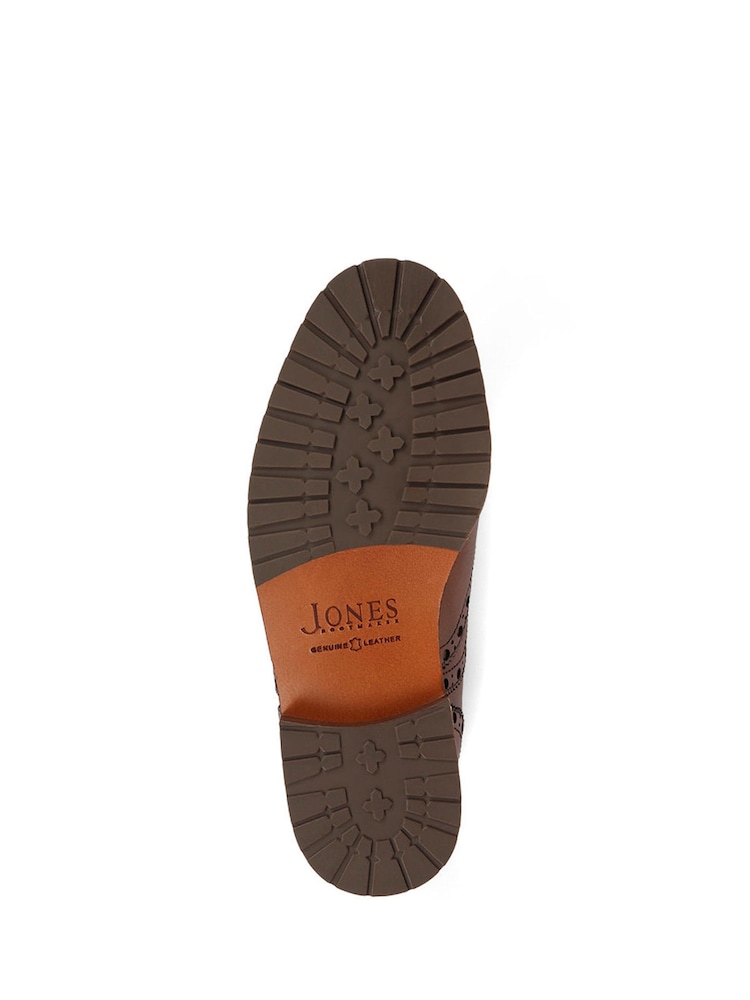 Rjavi moški usnjeni Oxford Brogue čevlji Jones Bootmaker Bertie - Slika 6 iz 6 Rjavi moški usnjeni Oxford Brogue čevlji Jones Bootmaker Bertie - Slika 6 iz 6