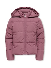Only Kids NA MAY Zip Through Hooded Puffer Coat - Larawan 3 ng 5