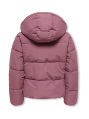 Only Kids NA MAY Zip Through Hooded Puffer Coat - Larawan 4 ng 5