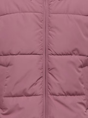 Only Kids NA MAY Zip Through Hooded Puffer Coat - Larawan 5 ng 5
