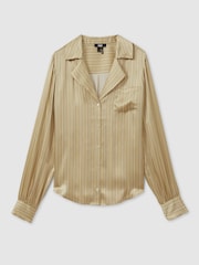 Paige Silk Striped Shirt - Image 2 of 5