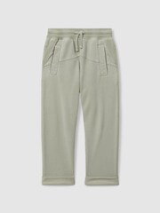 Reiss Sage Kate 13-14 yrs Garment Dyed Cotton Joggers - Image 1 of 4
