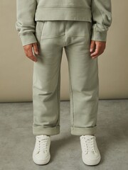 Reiss Sage Kate 13-14 yrs Garment Dyed Cotton Joggers - Image 3 of 4