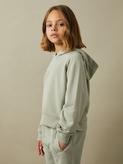Reiss Kate Garment Dyed Cotton Hoodie - Imagen 1 de 4