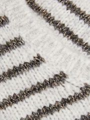 Reiss Venus Alpaca Blend Striped Vest - Imagen 4 de 4