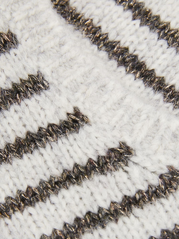 Reiss Venus Alpaca Blend Striped Vest - Imagen 4 de 4 Reiss Venus Alpaca Blend Striped Vest - Imagen 4 de 4