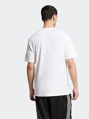 adidas Originals White Trefoil Essentials 100% Cotton T-Shirt - Image 2 of 6