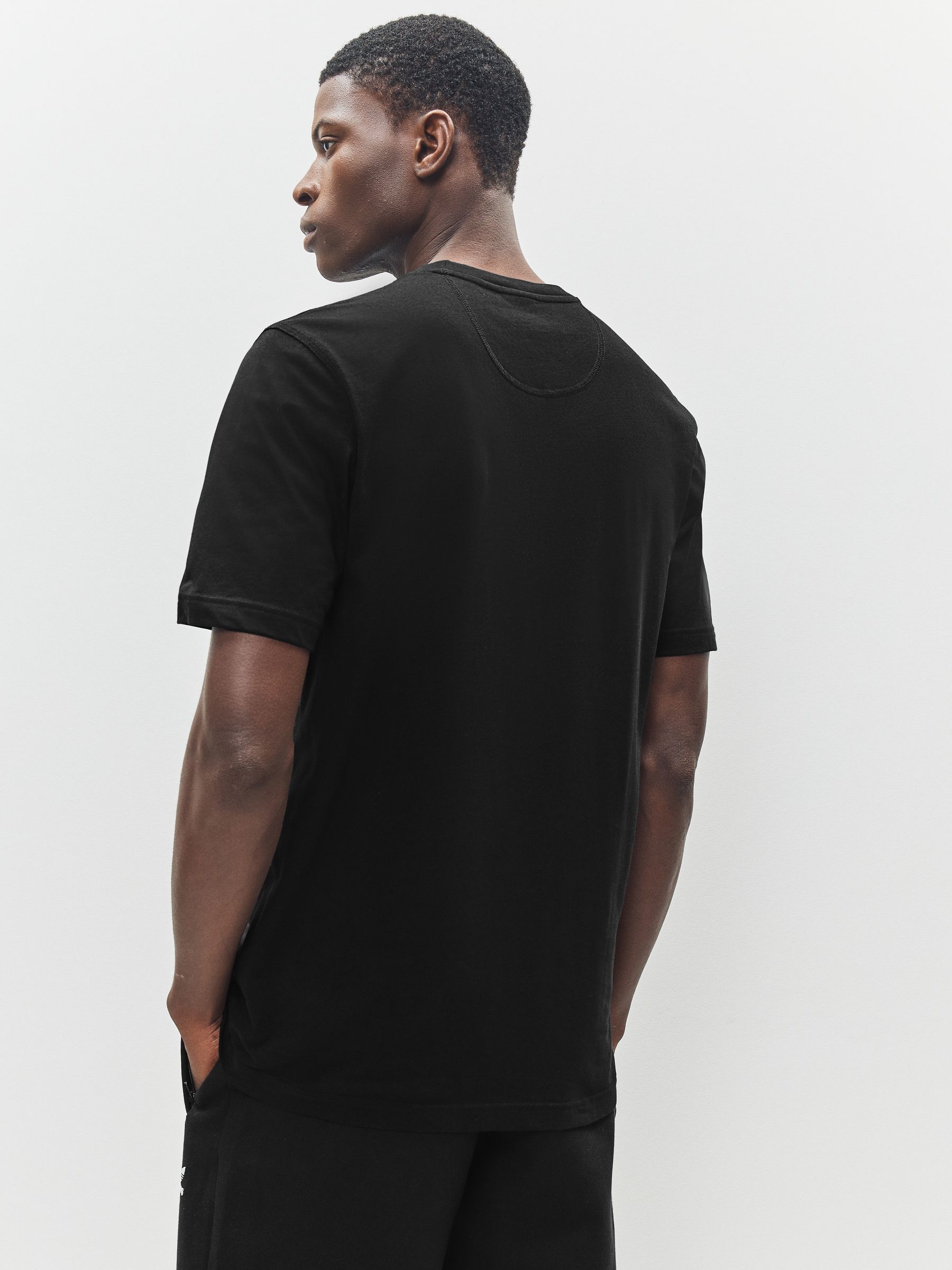 Buy adidas Originals Black Trefoil Essentials T-Shirt from Next USA