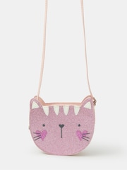Angels By Accessorize Glitter Cat Cross-Body Bag - Imagen 1 de 2