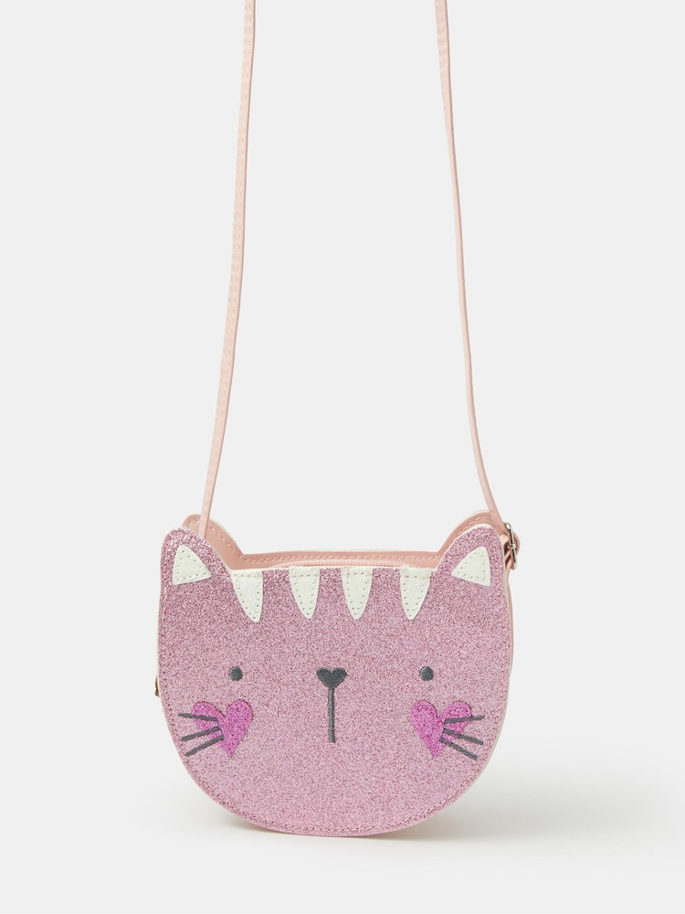 Angels By Accessorize Glitter Cat Cross-Body Bag - Imagen 1 de 2 Angels By Accessorize Glitter Cat Cross-Body Bag - Imagen 1 de 2