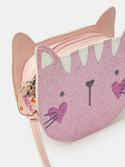 Angels By Accessorize Glitter Cat Cross-Body Bag - Imagen 2 de 2