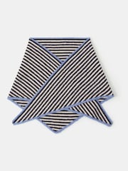 Accessorize жолақты тоқылған үшбұрышты шарф - 1суретінің 1 суреті