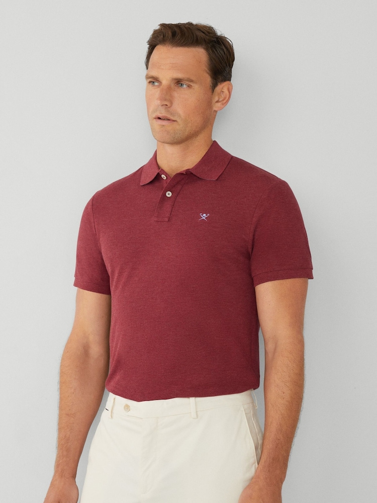 Hackett Mens Slim Logo Polo Shirt - صورة 2 من 6
