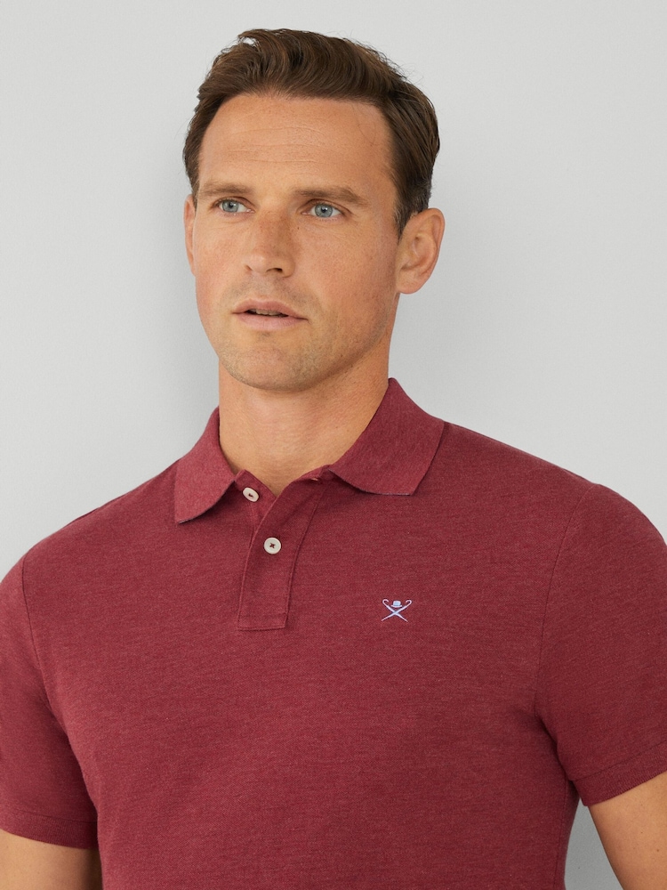 Hackett Mens Slim Logo Polo Shirt - Image 4 of 6